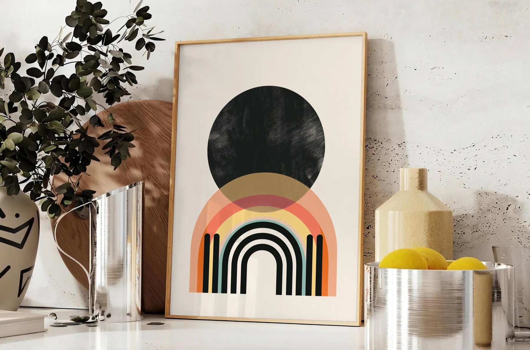 space boho wall art abstract designs standout poster thoughtful gift artwork unique touch decor unframed options print lover